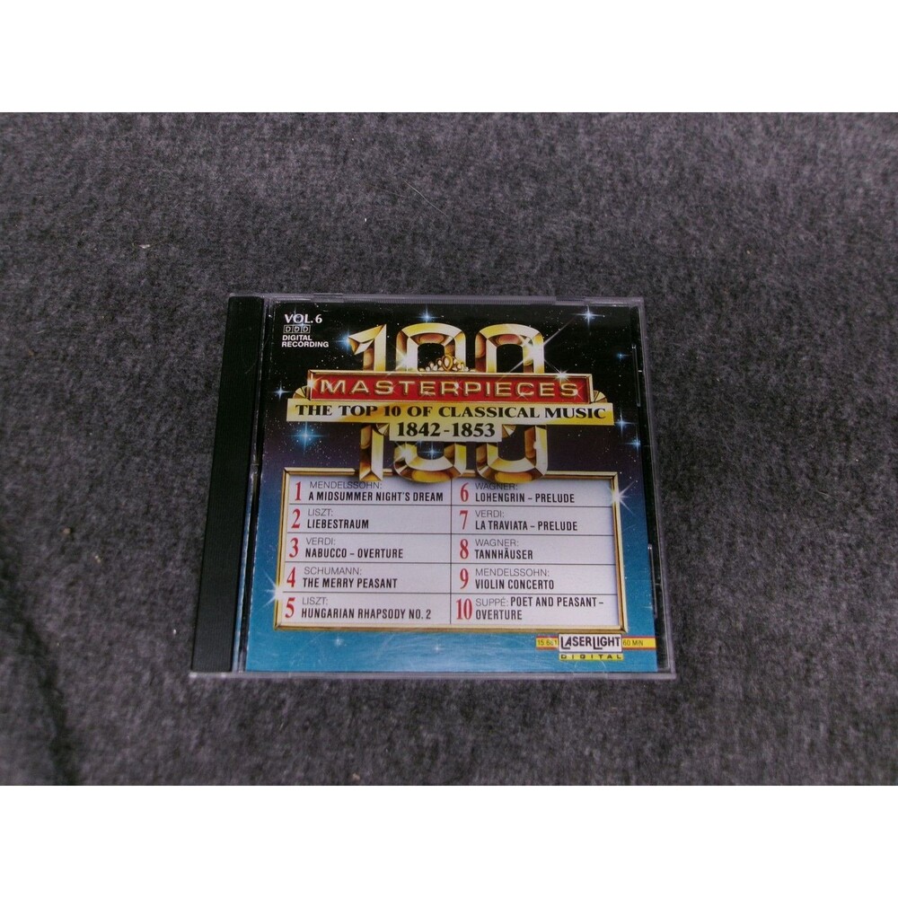 LaserLight 100 Masterpieces Vol 6 The Top 10 of Classical Music 1842-1853 CD